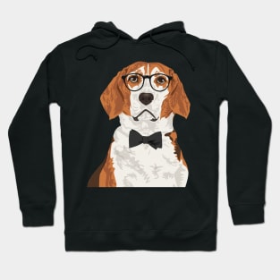 Hipster Beagle Dog Hoodie